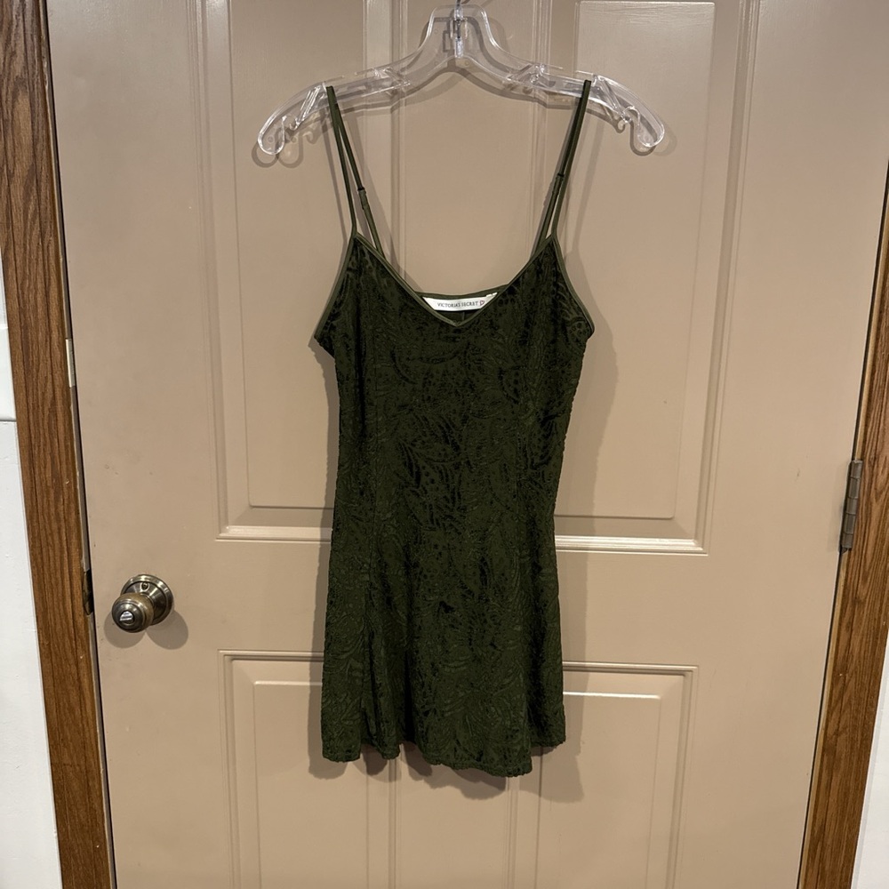 Victoria's Secret Olive Green Velvet Top